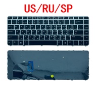 ใหม่ US แป้นพิมพ์ไฟหลังแล็ปท็อปสเปนรัสเซียสำหรับ HP EliteBook 840 G3 745 G3 745 G4 840 G4เปลี่ยนโน้ตบุ๊ค G3 848