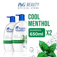 [Bundle of 2] Head and Shoulders Cool Menthol Anti Dandruff Shampoo 650ml