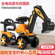 Excavator Toy for Kids, Ride-On Construction Vehicle, Digger Toy for Boys, Large Excavator Toy UZZE