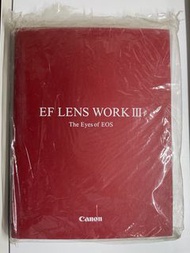 全新 佳能 Canon EF Lens Work III 書冊 非賣品 鏡頭介紹 絕版 初版