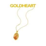 Goldheart 999 Gold Gu Fa Jin Lotus Necklace
