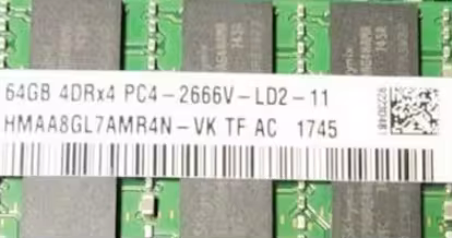 For HMAA8GL7AMR4N-VK 64GB (1X64GB) 4DRX4 PC4-2666V DDR4 server memory