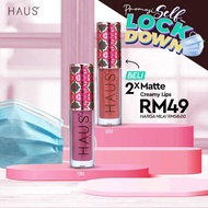 HAUS COSMETIC Matte Creamy Lips PROMOSI SELF LOCKDOWN