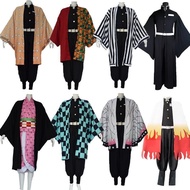 Halloween Demon Slayer Costume - Tanjiro, Nezuko, Giyuu, Zenitsu Cosplay Set