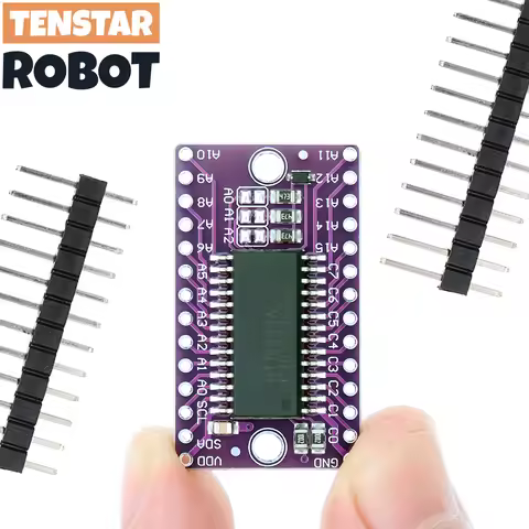 TENSTAR HT16K33 16x8 LED Dot Matrix Drive Control Module Digital Tube Driver Development Board