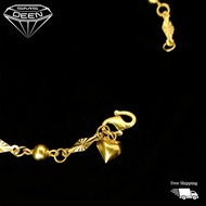 Sms DEEN Fancy Ball Bracelet, ±2.0GM - Gold 916gold - Hand Chain (Info: L:±17.0CM - 2.99GM)