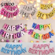 Happy Birthday Balloon Set Letters