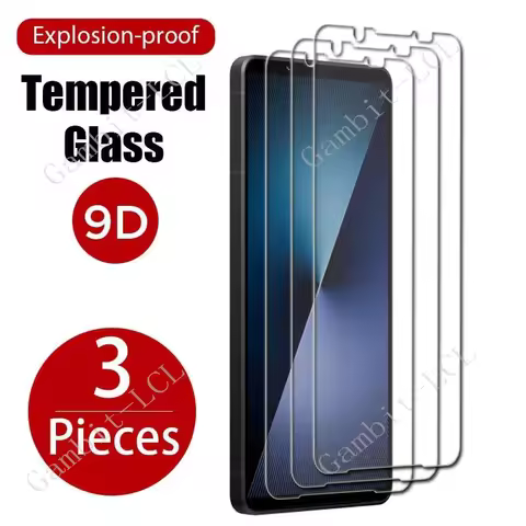 3PCS 9H HD Protective Tempered Glass For Sony Xperia 1 VII SonyXperia1VII Xperia1VII 1VII 1VI VI Scr