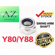 YAMAHA Y80/ET80/Y88/SUPER88 SWING ARM SHAFT SAFETY LOCK NUT