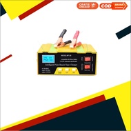 Charger Aki Mobil Lead Acid Smart Baterry charger 12v/24v 6-105AH - kami pasti ready charger aki mobil 70 ampere 100 20 otomatis 12 volt 60 50 mainan anak motor dan cas 40 a alat modul 20a 30a adaptor casan 70ah carger 1000ma 500 laki