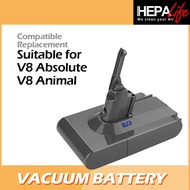 V8 SV10 3000mAh Absolute V8 Absolute Cord-Free V8 dyson Animal compatible battery - Hepalife