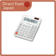 Casio Ergonomic Calculator 12-Digit Desktop Type with Date & Time Calculation Function DE-12D-WE-N E