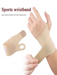 1個柔軟高彈性薄手指保護手帶,舒適調節運動腕部支撐護具