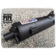 ♞ UMA RACING BACKPRESSURE MUFFLER EXHAUST PIPE (UMA PIPE) V2 SNIPER KING150/155