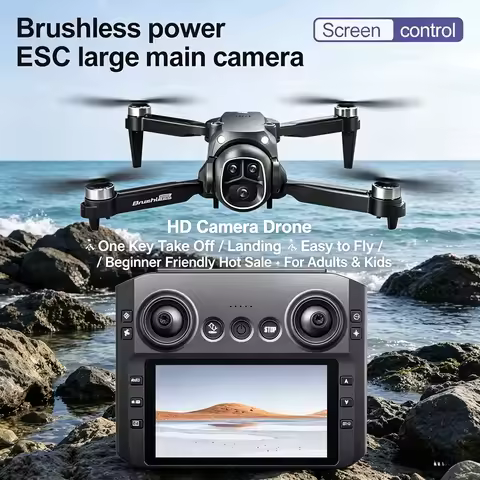 Lenovo M7 8KRC Foldable Drone with Screen HD Dual Camera WIFI Professional Aerial Photography Portab