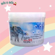 Thai body whitening cream, does not contain strong bleach, sunscreen SPF45/PA+++, controls skin crac