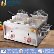 Multi-function deep fryer Commercial stainless steel deep fryer gas type fries fryer kitchenware new