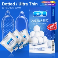ultra thin condom with spike and bolitas Dotted condoms for men with lubricant sleeve 10pcs 1 box