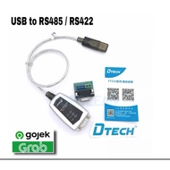 Dtech USB to RS422 RS485 Serial Port Converter DB9 Male - DTECH DT-5019