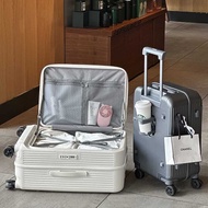 Front Open Cover Travel Luggage Boarding Password Case Portable 87cm Front Opening Trolley Luggage 6