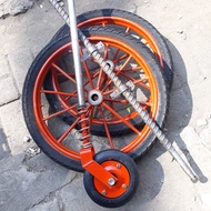 RODA GEROBAK DORONG RUJI BESI 6KECIL DAN RODA GLETREK RODA KASTOR BAN - Bangun Berkah