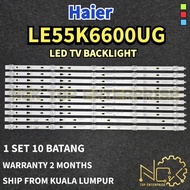 HAIER LE55K6600UG TV LED BACKLIGHT BARU READY STOCK LE55K6600 55K6600UG