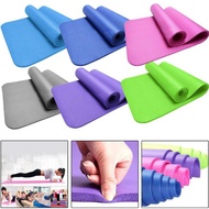 Comfortable Yoga Gym Exercise Matt Rubber Tikar Getah Yoga dan Gym Selesa 10mm