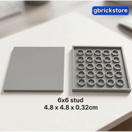Bricks parts 10202【5/10pcs】6x6 tile (compatible L brand)