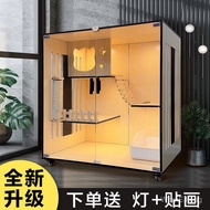 Household Cat Cage Cabinet Cat Cage Cat House Cat Villa Cat House Villa Cat Nest Double Three-Layer 