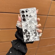 For Samsung S25 Ultra S24 S23 FE S22 S21 line Mickey Phone Case For Samsung A55 A56 A16 A17 A15 A14 