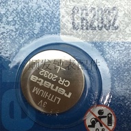 Renata Original CR2032 Button Battery 3V for Car Remote Control Electronic Scale Motherboard Watch A