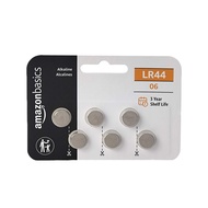 6 Pack LR44 Alkaline Button Coin Cell Battery