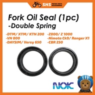 NOK Fork Oil Seal -DTM/XTM/KTN 200/VN 800/DAYSIM/Versy650/Z800/Z 1000/Nimota Ck9/Ranger X1/CBR 250(1