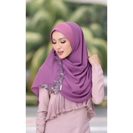 Tudung Raya Tudung Instant Shawl Harisya Soft Awning / Tudung Awning Lembut by Sitisya Butik