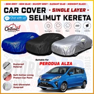 π For Perodua Alza Yama Car Cover Selimut Kereta MPV Car All Sizes Dustproof UV Protection Penutup K