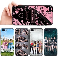 Soft black phone case for iPhone 5 5S 6 6S 7 8 Plus BLACKPINK casing Anti fall protective cover
