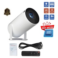 ใหม่ 4K ปรับได้ 180 องศา Projector คุณภาพระดับ Android 11.0LCD โปรเจคเตอร์ 1600 lumens 4k