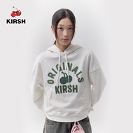[KIRSH] ARCH CHERRY CROP HOODIE | 26SS | womens hoodies sweatshirts | hoodies for ladies | cropped h