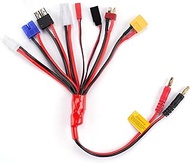 RC Lipo Battery Charger Adapter Connector Splitter Wire 8 in 1 Octopus Convert Cable to 4.0mm Banana