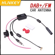 HLINKEY DAB+FM+Antenna Car Stereo Cable Adapter Air Splitter 12V Radio Amplifier Antenna Booster FM