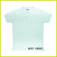 🅿 ➤ ╱ ◿ Blue Corner Plain Polo Shirt (MINT GREEN)