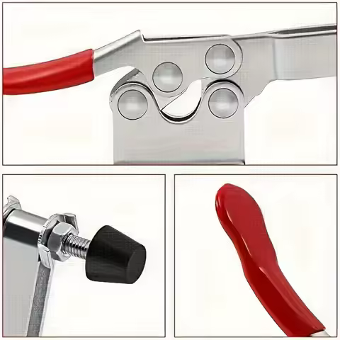GH201B Heavy Duty Toggle Clamp 4Pcs/Set Quick Release Metal Clamp for Woodworking