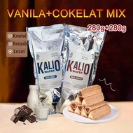 COD/KALIO wafer/Batang cokelat panjang dengan sudut cokelat/berisi isian/kue kering berbentuk segiti