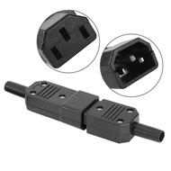 KIN 3pin Male Female Plug Socket DIY Rewireable Power Plugs IEC C14 Male C13 Female