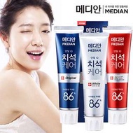 韓國 新款 MEDIAN 86% 強效去牙垢牙膏 120g
