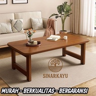 Minimalist wooden table, floor table, living room table, dining table, coffee table 120 x 50 x 45 cm