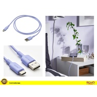 IKEA-SITTBRUNN USB-A to USB-C, lilac, 1.0 m