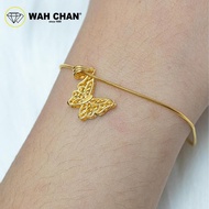 WAH CHAN 916 Gold Pendant - Dreamy Butterfly OSP1376