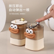 Big Mouth Toothpick Box Automatic Pop-Up Portable Push-Up Plastic Toothpick Jar Department Store Hou
