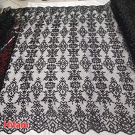 Premium ethnic Sapto embroidered tile fabric Ethnic Sapto tile fabric per meter